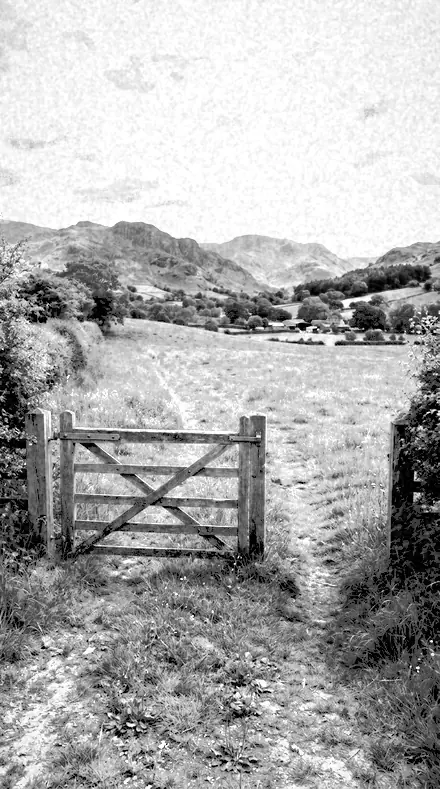 Sky Crush applied to The field, red filtered