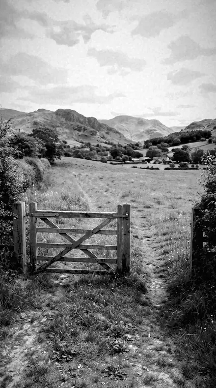 Meadow Cut applied to The field, red filtered
