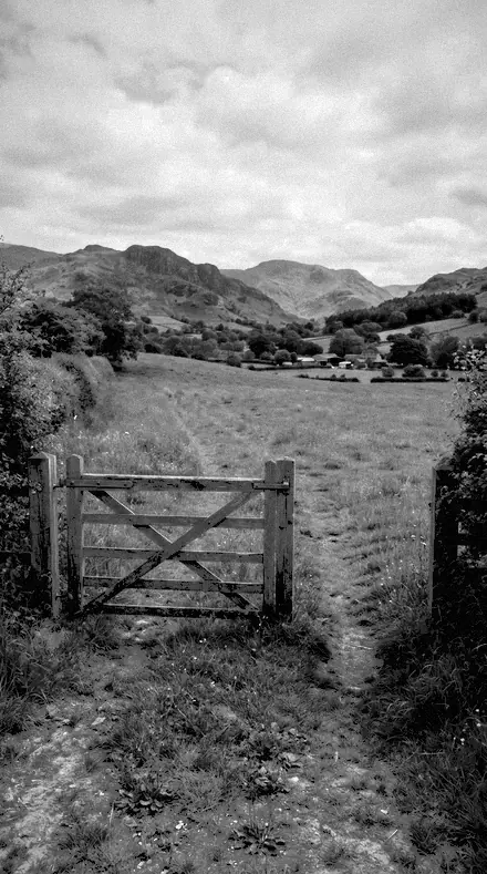 Heather Slope applied to The field, red filtered